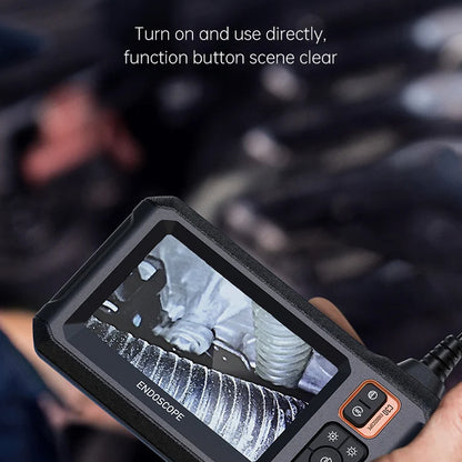 5m Industrial Endoscope Inspection Camera 8mm IP67 HD1080P with 4.3" IPS Screen