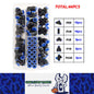 44pcs 8mm Air Pneumatic Connectors Fittings Kit with PE/PU//PV/PY/PZA Plugs