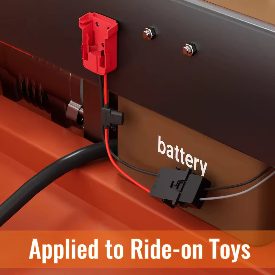 1 x Power Wheel Battery Adapter for Milwaukee M18 Battery Converter 18V Adapter