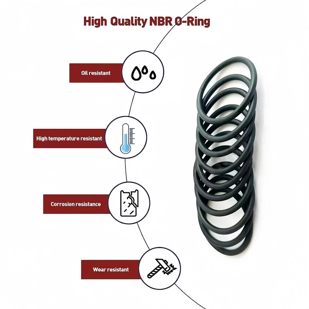 419pcs O Ring Kit Rubber Seals 32 Sizes O Rings Gaskets Sealing for Plumbing Car