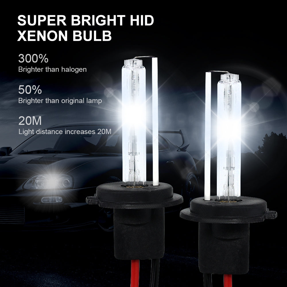 9006 55w 12000k HID Kit 2 x 55w HID Slim Ballasts and 2 x 55w HB4 HID Globes