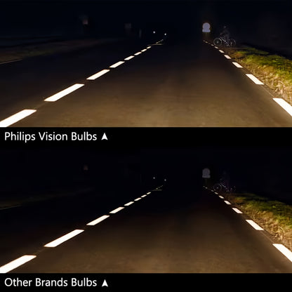 2 x PHILIPS H11 12V 55W Super Bright Halogen Globes 3200k Original Headlights
