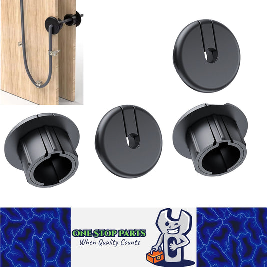 4x Black Starlink Cable Routing Grommet Starlink Cable Wall Pass Through Grommet
