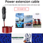 12V-24V Car Cigarette Lighter Plug Male Connector 20A Fused with 4M Wire