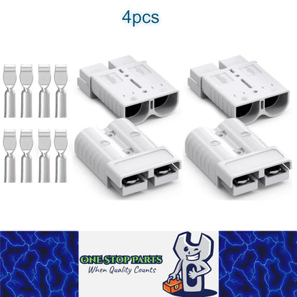 4 x 175A Grey 2 Pin Style Anderson Style Sockets Plug 175 Amp for RV Truck Winch