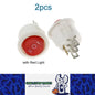 2 x Round Rocker Switch Car Boat Dashboard 4 Pin ON/OFF/ON Power Switch Red