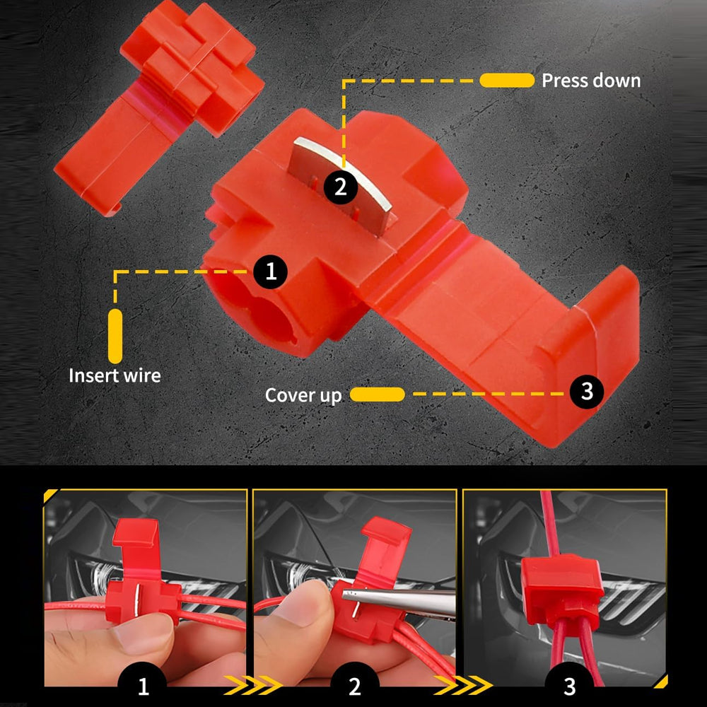 4 x 50W 6 Ohm LED Load Resistor Fix LED Blub Hyper Flash Turn Signal Blink Error