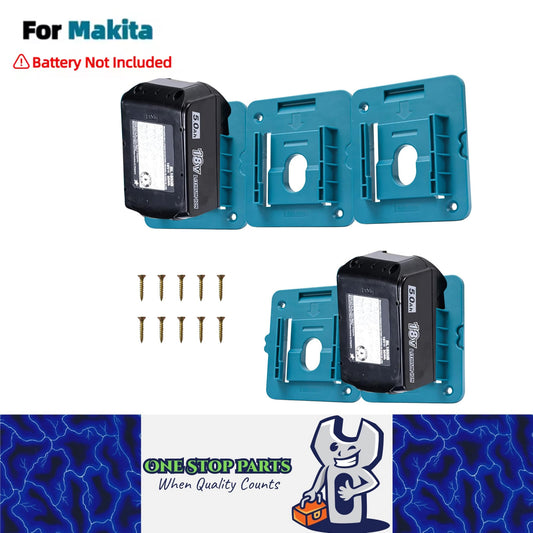 5 x Battery Holders Wall Mount Battery Storage Dock for Makita 18V Battery