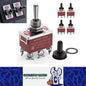 5 x Toggle Switch 12V 30A On/Off/On 6 Pin DPDT Car Boat Toggle Switch with Boot