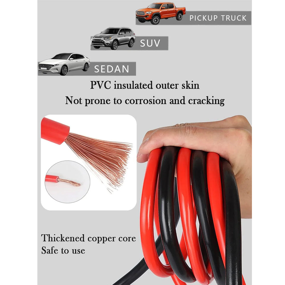 1.8M 500A Jumper Cable Heavy Duty Car Battery Booster Cable Lead with Clamps