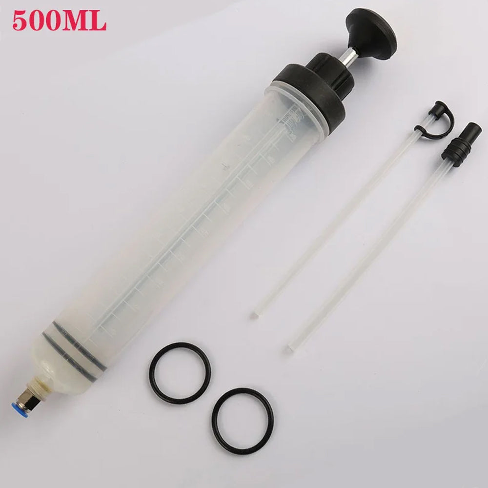 500ml Car Oil Fluid Extractor Pump Manual Brake Fluid Syringe Extractor Pump