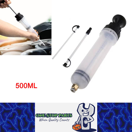 500ml Car Oil Fluid Extractor Pump Manual Brake Fluid Syringe Extractor Pump