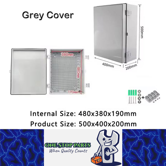 Waterproof Electrical Box 500x400x200MM Plastic Outdoor Enclosure Junction Box