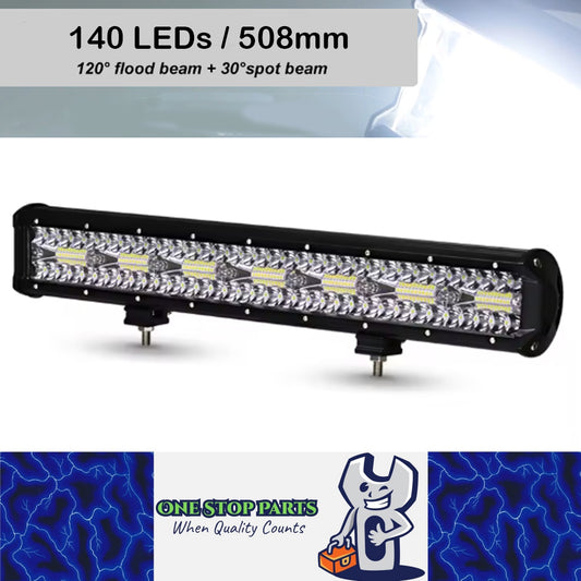 1pc LED Light Bar 140LEDs 508mm Flood Beam Spot Beam Combine LED Work Light Bar