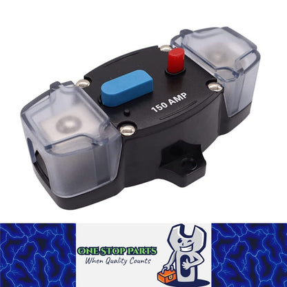 Heavy Duty 12v-48v 150A Inline Circuit Breaker Manual Reset for 4wd Caravan Boat