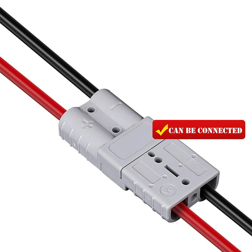 30cm 50A Anderson Plug To Solar Panel Cable Y Adaptor Connector Splitter Cable