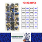 56pcs Air Pneumatic Bend Fittings PL Series Trachea Elbow Connectors PL4 to PL12