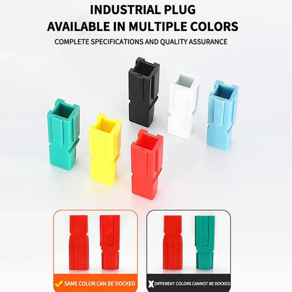 10 x 120A Blue Anderson Style Single Pin 120Amp Connector Plug Single Terminal
