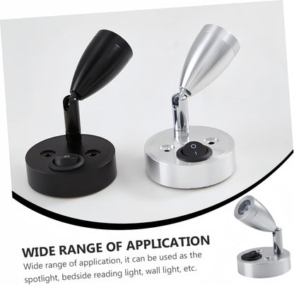 1 x 12V LED Bedside Reading Lights Warm White with Switch RV Camper Boat Lamp