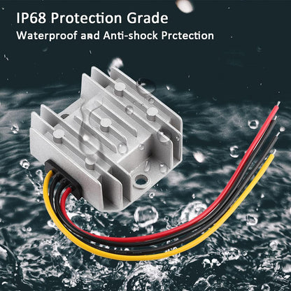 10Amp Heavy Duty Waterproof (18-36v) 24v - 12v Reducer Stepdown 24v to 12v 10A