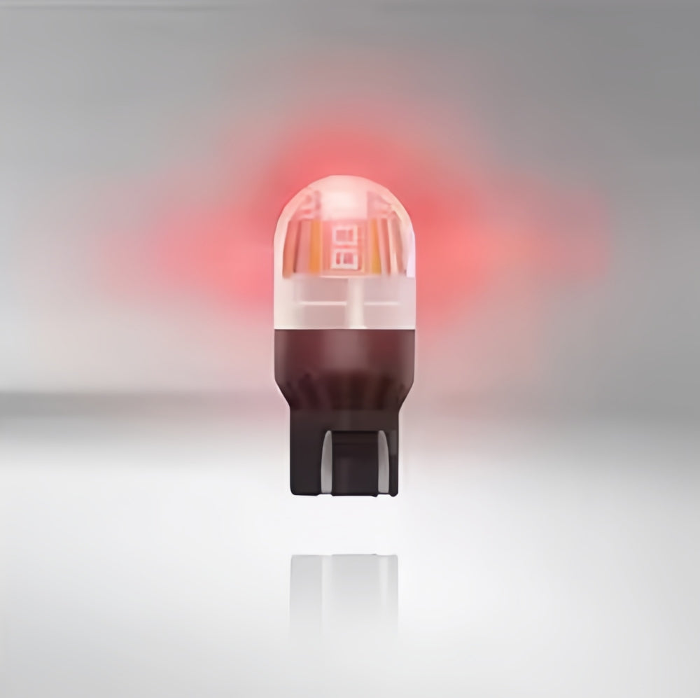 OSRAM T20 7443 Red LED Globes 12V W21/5W Osram 7443 Red LED Tail Signal Light
