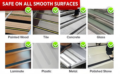 Non Slip Tape Anti Skid Self Adhesive 10m Textured Backed Safety Floor Steps