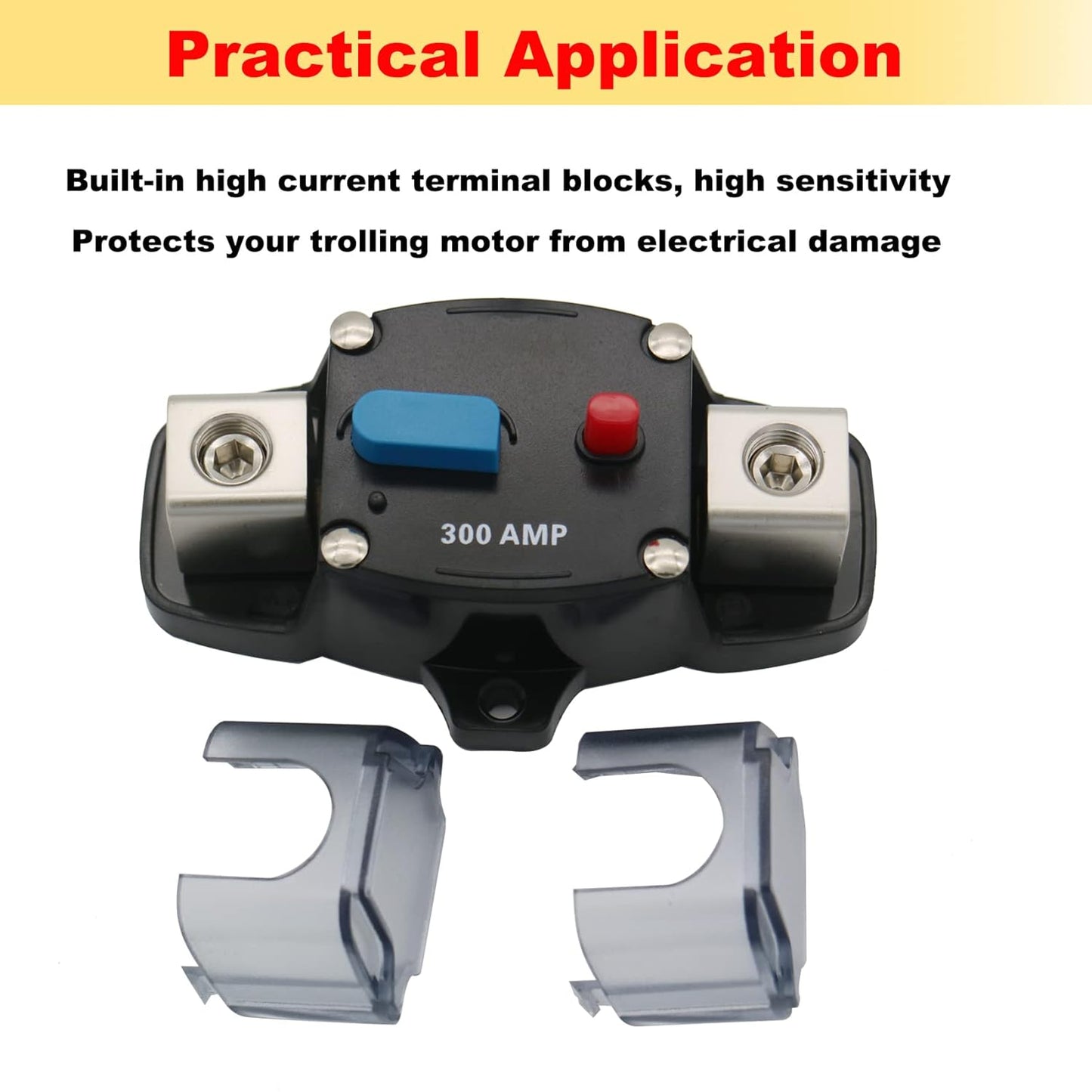 Heavy Duty 12v-48v 60A Inline Circuit Breaker Manual Reset for 4wd Caravan Boat
