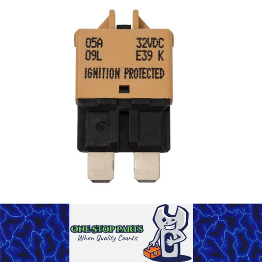 5Amp Standard Blade Fuse Circuit Breaker Manual Reset Circuit Breaker 5A (1pc)