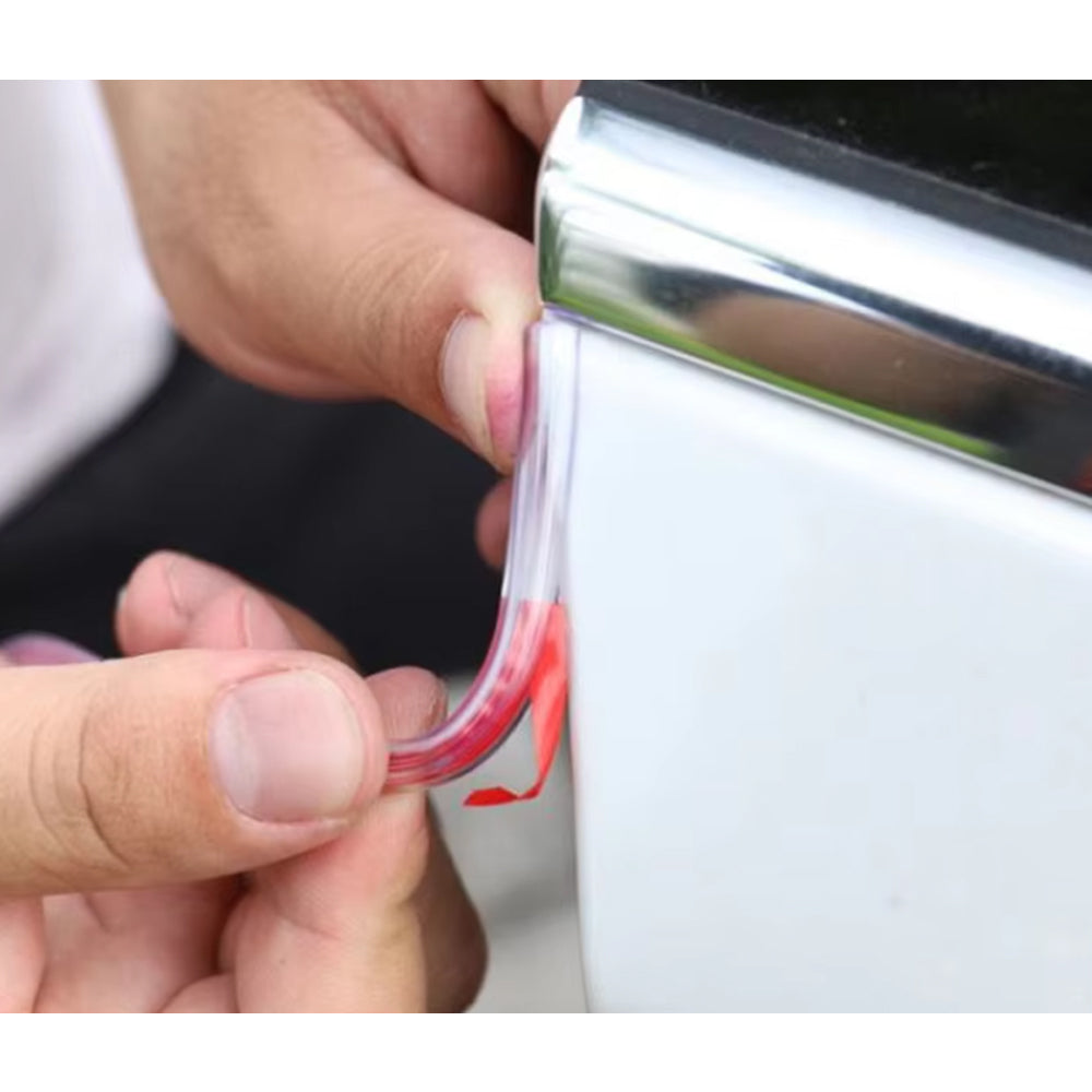 5M Transparent Car Door Protector Anti Collision Strip U Shape Edge Protector