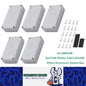 5pcs 1590B Guitar Pedal Enclosure Aluminum Diecast Stomp Box Case 112x61x32mm