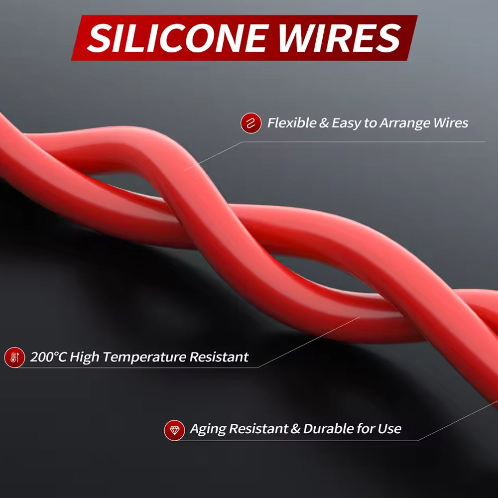 5 x Standard Blade inline Fuse Holders with Waterproof Cap 18AWG Wire & 40A Fuse