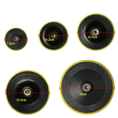 5pcs 178mm Wool Buffing Pads Kit for Drill w/ M14 Adapter Car Polishing Waxing