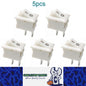 5 x White Rocker Switches 10x15mm ON/OFF 2 Pin SPST Panel Mount Rocker Switches
