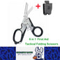 Multitool 6 in 1 First Aid Tactical Folding Scissor Outdoor Survival Tool