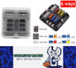 6 Way Fuse Box with cover and name plate stickers with busbar (1pc)