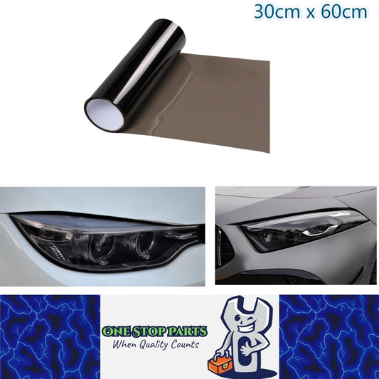Light Black PVC Tint Film Wrap for Headlights and Tail Lamps 30x60cm Light Black