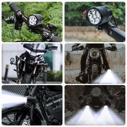 2 x 60W Motorcycle LED Headlight Spotlight Universal Moto 4wd LED Work Light