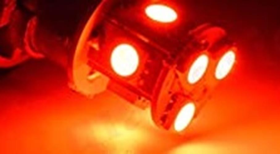 2pcs 12v T20 7440 8 SMD RED 80 LUMENS LED GLOBE FOR PARK LIGHT INTERIOR