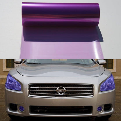 Purple PVC Tint Film Wrap for Headlights and Tail Lamps 30cm x 60cm Purple Film