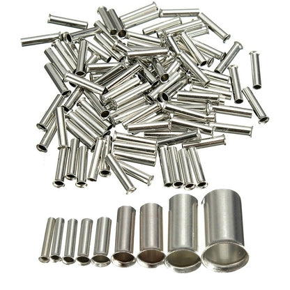 100 x 0.5mm² (22 AWG) Copper Tinned Bare wire end Crimp Cable end connection
