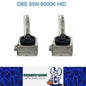Pair 12v 25w D8S 6000K HID Globes with Ballast attached 6000k Colour D8S HID 2pc