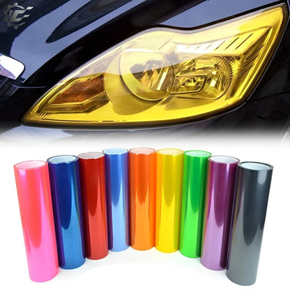 Light Black PVC Tint Film Wrap for Headlights and Tail Lamps 30x60cm Light Black