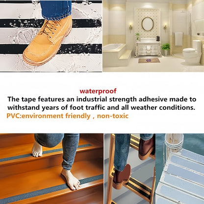 Non Slip Tape Anti Skid Self Adhesive 10m Textured Backed Safety Floor Steps