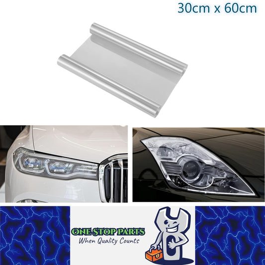 Transparent PVC Tint Film Wrap for Headlights and Tail Lamps 30cm x 60cm