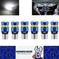 6pcs T10 Cool White 19SMD Canbus LED Bulbs Super Bright 194 W5W T10 LED Globes