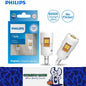 2 x Philips T10 W5W LED Globes 12V 6000K Daylight White Philips T10 LED Globes