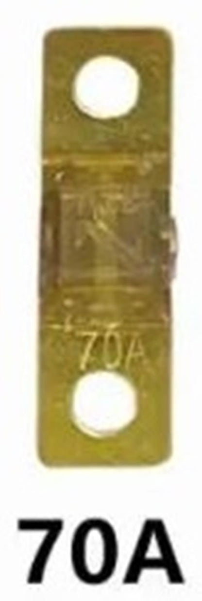 100 x 70A MIDI Fuses ANS 70Amp Fuses 41mm x 12mm 4wd Caravan Fuses 100pcs