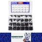 720pcs Mini Flat Head Phillips Screws Kit M1.4/1.7/2/2.5/3 for Laptop Electronic