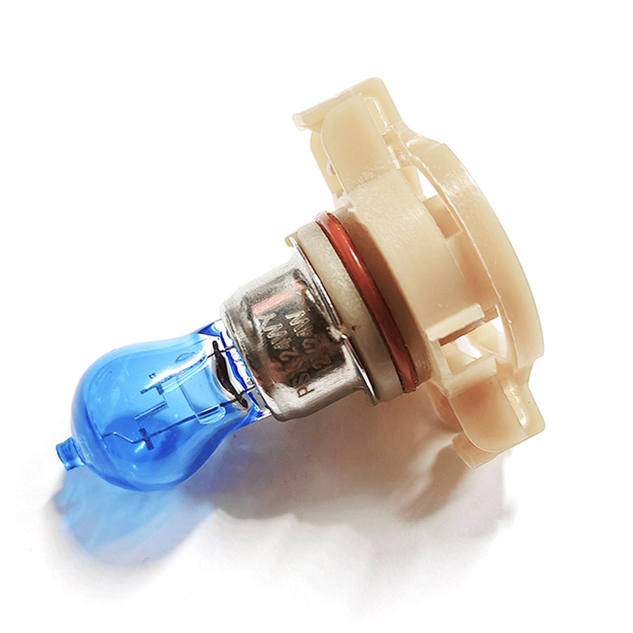 2 x PSX24W 2504 Fog Light Globes 5200K Super White Halogen Globes Fog Lights DRL