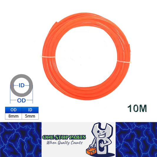 10M 8x5mm Orange PU Air Hose Pneumatic Tube Pipe  for Compressor Water Fluid